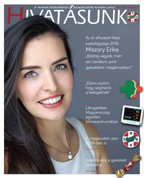 Hivatásunk magazin - Miszory Erika - 2019 - Az Év Elhivatott Fiatal Szakdolgozója